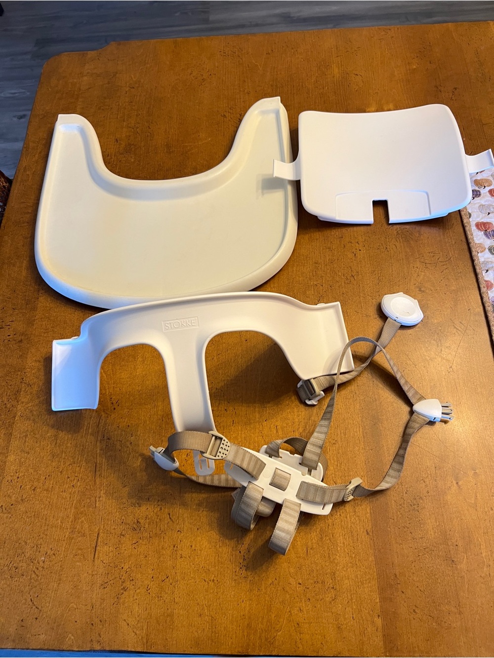 Tripp trapp Attachments tray white Stokke baby set